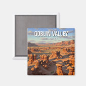 Aimant Goblin Valley State Park Utah Sunset (Recto/Verso)