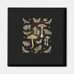 Aimant Goblincore Esthétique Champignon Grenouille Papill