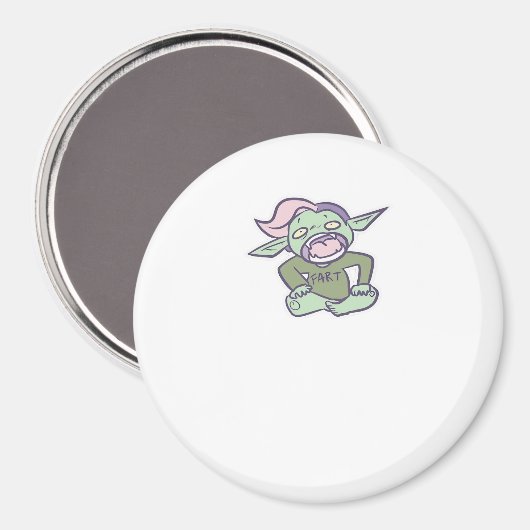 Aimant Goblincore Fart Goblin Classic (Recto/Verso)