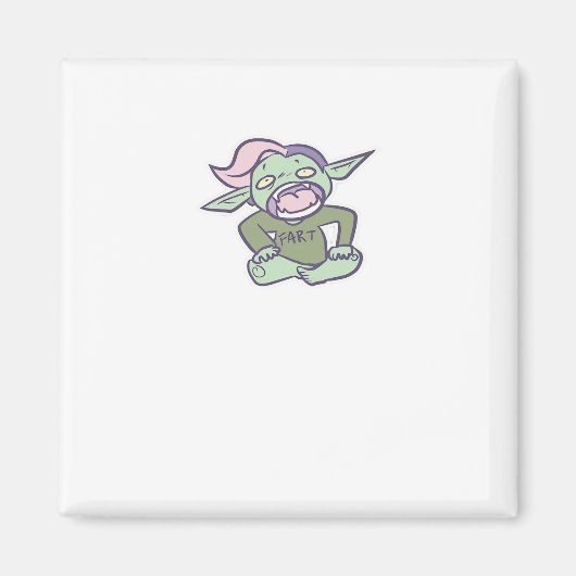 Aimant Goblincore Fart Goblin Classique (Devant)