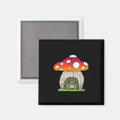 Aimant Goblincore Grenouille Classique Appel Rétro (Recto/Verso)