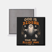 Aimant God Is Bigger Soky Season Christian Funny Hallowee (Recto/Verso)