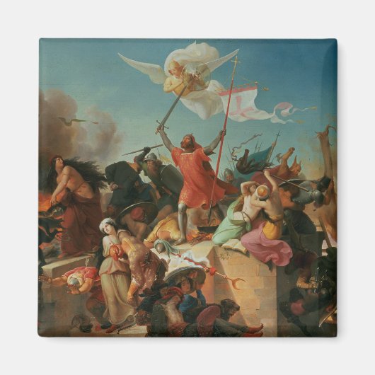 Aimant Godfrey de Bouillon, Croisés français (Devant)