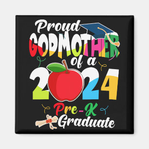 Aimant Godmère De 2024 Pré-k Graduate Mothers Day Grad