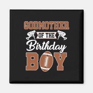 Aimant Godmère De L'Anniversaire Jeu De Football Fête Fam