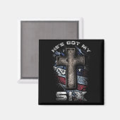 Aimant God's Got My Six!  (Recto/Verso)