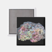 Aimant Goethite montrant l'irdescence (Recto/Verso)