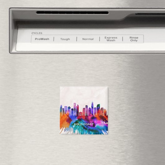 Aimant Gold Coast Skyline (In Situ (Lave-vaisselle))
