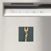 Aimant Gold earring with drop-shaped pendant la forme (In Situ (Lave-vaisselle))