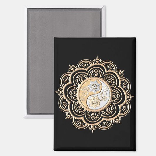 Aimant Gold & Silver Mandala (Recto/Verso)