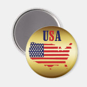 AIMANT GOLD USA MEDALLION (Recto/Verso)