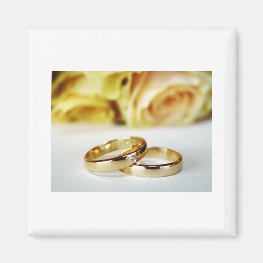 Aimant Gold Wedding Bands/Wedding (Devant)