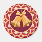 Aimant Golden Bells in a Circular Frame (Devant)