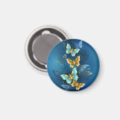 Aimant Golden butterflies (Recto/Verso)