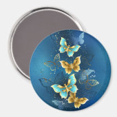 Aimant Golden butterflies (Recto/Verso)