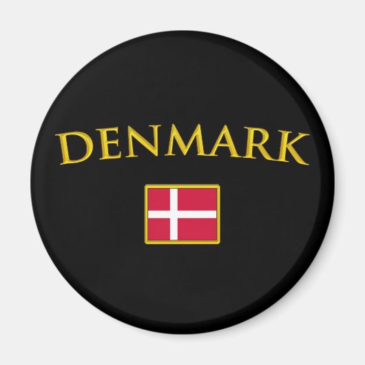 Aimant Golden Danemark (Devant)