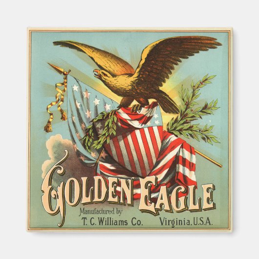 Aimant Golden Eagle Tobacco 1900 (Devant)