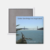 Aimant Golden Gate Bridge de Angel Island (Recto/Verso)