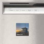 Aimant Golden Hour Sunset - Marina Del Rey, CA (In Situ (Lave-vaisselle))