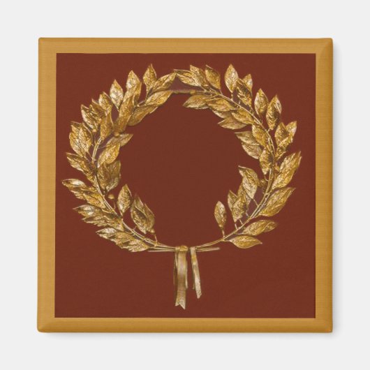 Aimant Golden Laurel Wreath (Devant)
