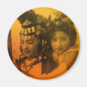 Aimant Golden Maghreb Ouled Naïl Berber Girl Femme