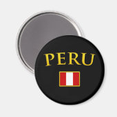 Aimant Golden Pérou (Recto/Verso)