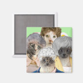 Aimant Golden Purrs (Recto/Verso)