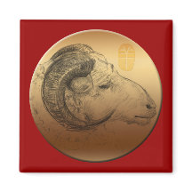 Golden Ram Nouvel An chinois du mouton 2015