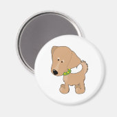 Aimant Golden Retriever (Recto/Verso)