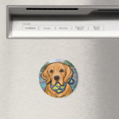 Aimant Golden Retriever (In Situ (Lave-vaisselle))