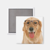 Aimant Golden Retriever 3 (Recto/Verso)