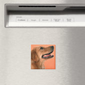 Aimant Golden Retriever 7 (In Situ (Lave-vaisselle))