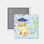 Aimant Golden Retriever Graduate (Recto/Verso)