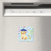 Aimant Golden Retriever Graduate (In Situ (Lave-vaisselle))