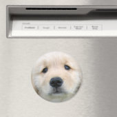 Aimant Golden Retriever mignon chiot (In Situ (Lave-vaisselle))