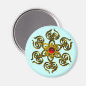 AIMANT GOLDEN ROSE RUBY (Recto/Verso)