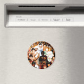 Aimant Golden Rule (Do to other) par Norman Rockwell (In Situ (Lave-vaisselle))