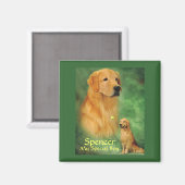 Aimant Golden Spencer (Recto/Verso)