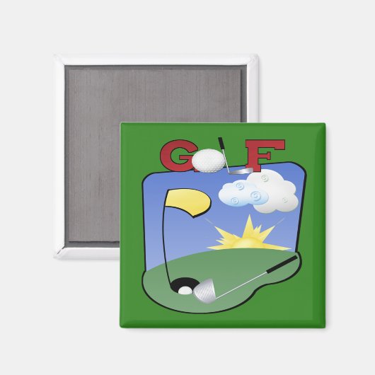 Aimant Golf (Recto/Verso)