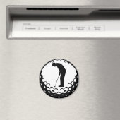 AIMANT GOLF BALL ET GOLFER (In Situ (Lave-vaisselle))