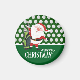 Aimant Golf Cadeaux de Noël Thème de golf