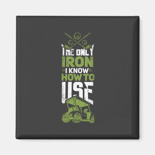 Aimant Golf - C'Est Le Seul Fer (Devant)