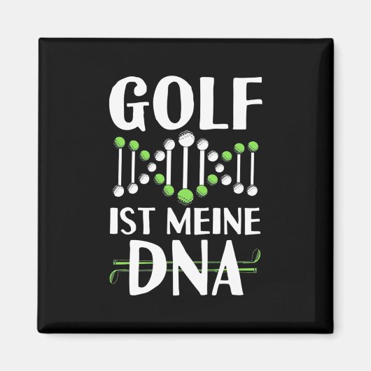 Aimant Golf C'est mon ADN (Devant)