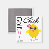 Aimant Golf Chick (Recto/Verso)