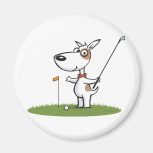 Aimant Golf de chien