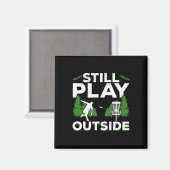 Aimant Golf de disque Frisbee Golf Toujours joué à l'exté (Recto/Verso)
