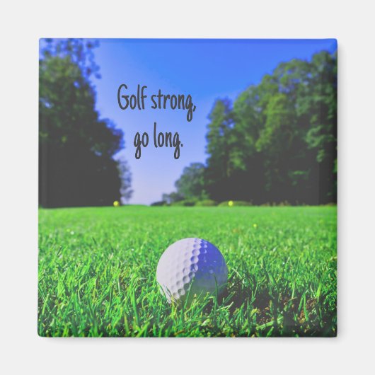 Aimant Golf fort aller longue pelouse balle de golf (Devant)