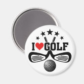 Aimant Golf - J'AIME LE GOLF (Recto/Verso)