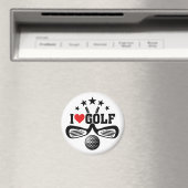 Aimant Golf - J'AIME LE GOLF (In Situ (Lave-vaisselle))