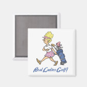 Aimant golf pour dames (Recto/Verso)